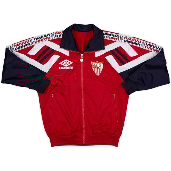 1998-99 Sevilla Umbro Track Jacket - 8/10 - (XL.Boys)