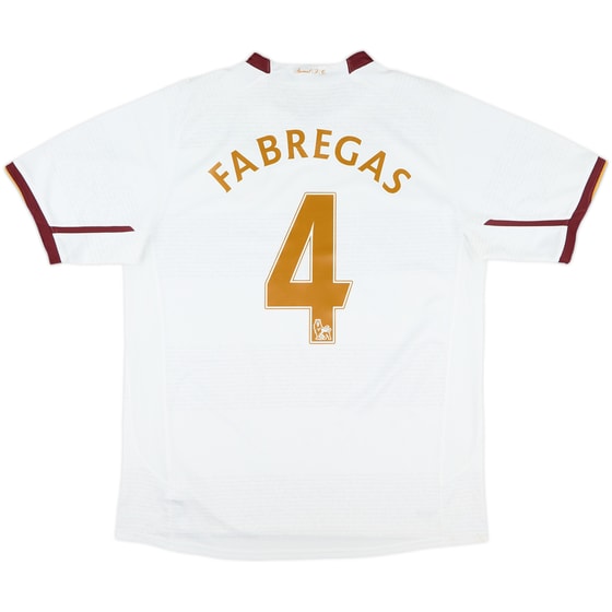 2007-08 Arsenal Away Shirt Fabregas #4 - 9/10 - (M)