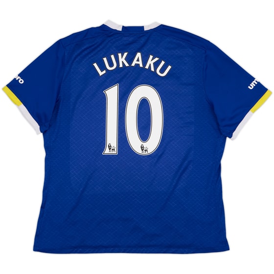 2016-17 Everton Home Shirt Lukaku #10 - 8/10 - (XL)