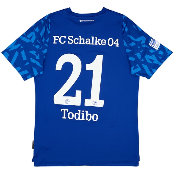 2019-20 Schalke Home Shirt Todibo #21 - 9/10 - (M)