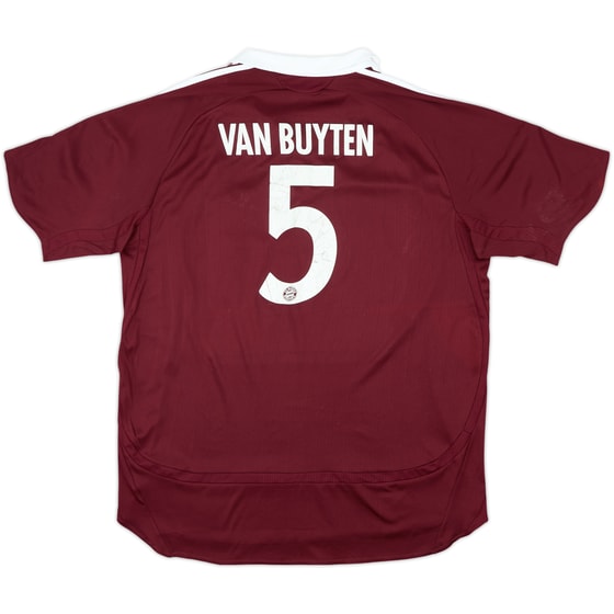 2006-07 Bayern Munich CL Shirt Van Buyten #5 - 6/10 - (XL)