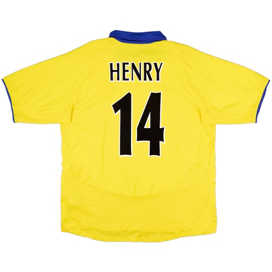 2003-05 Arsenal Away Shirt Henry #14 - 9/10 - (XL)