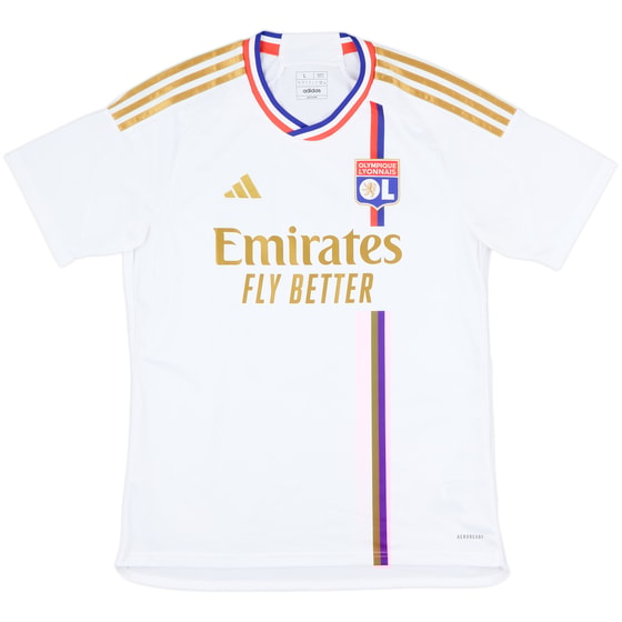 2023-24 Lyon Home Shirt - 10/10 - (L)