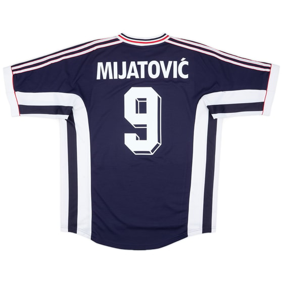1998-99 Yugoslavia Home Shirt Mijatovic #9 - 8/10 - (L)
