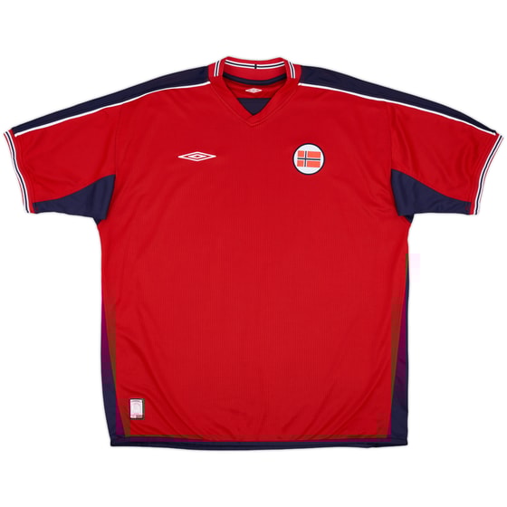 2003-04 Norway Home Shirt - 8/10 - (XXL)