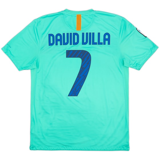 2010-11 Barcelona Away Shirt David Villa #7 - 9/10 - (L)