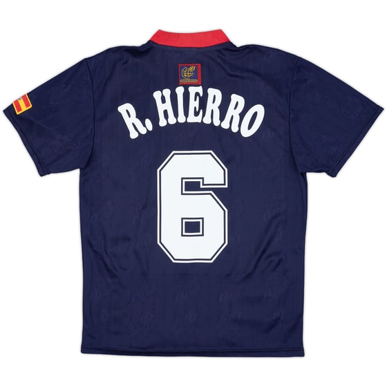 1996-98 Spain Away Shirt R.Hierro #6 - 9/10 - (M)