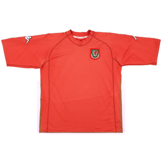 2000-01 Wales Home Shirt - 5/10 - (XL)