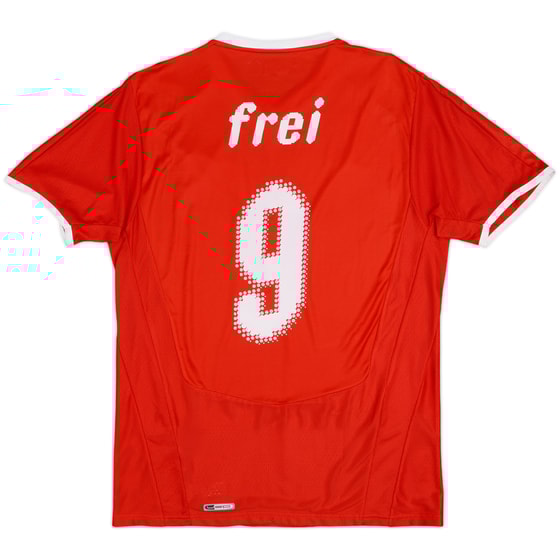 2008-10 Switzerland Home Shirt Frei #9 - 8/10 - (S)