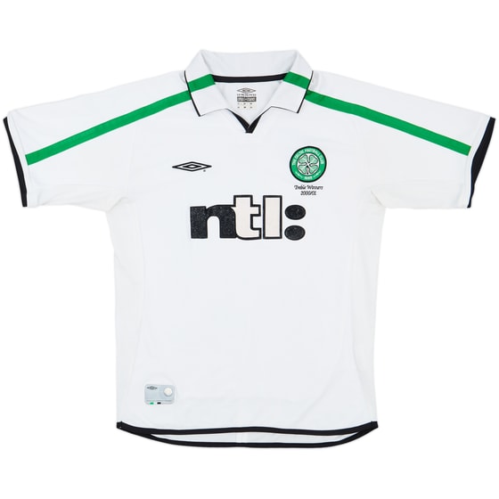 2001-02 Celtic 'Treble Winners' Away Shirt - 8/10 - (M)
