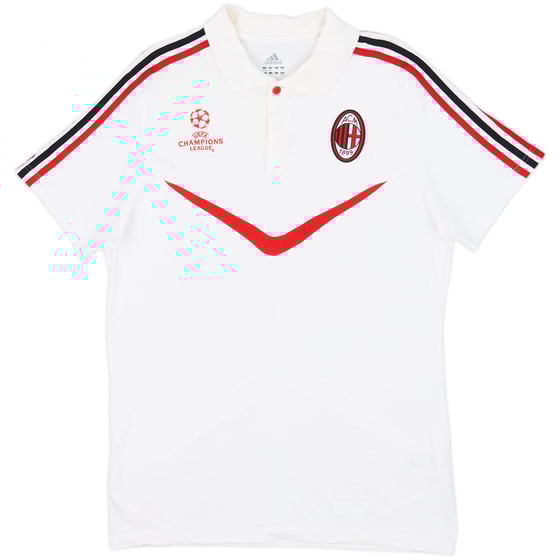 2010-11 AC Milan adidas Champions League Polo Shirt - 7/10 - (L)
