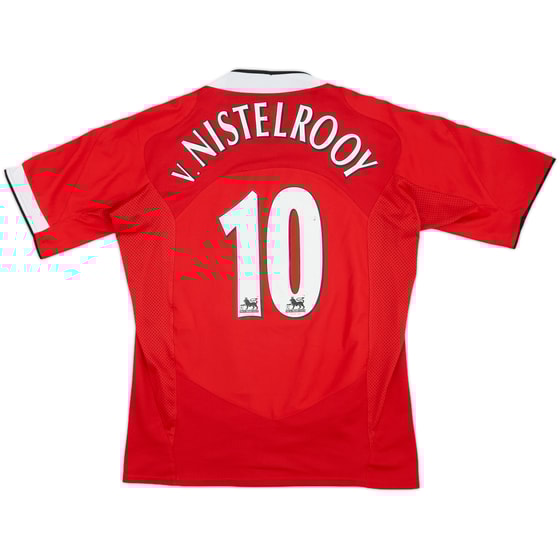 2004-06 Manchester United Home Shirt V.Nistelrooy #10 - 7/10 - (M)