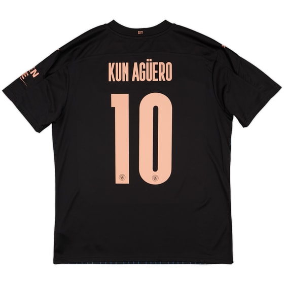 2020-21 Manchester City Away Shirt Kun Aguero #10 (L)