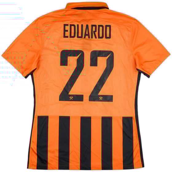 2015-17 Shakhtar Donetsk Player Issue Home Shirt Eduardo #22 (L)