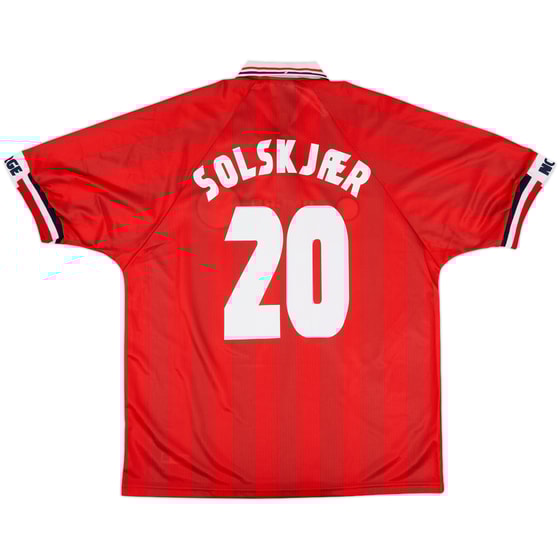 1998-00 Norway Home Shirt Solskjaer #20 (XL)