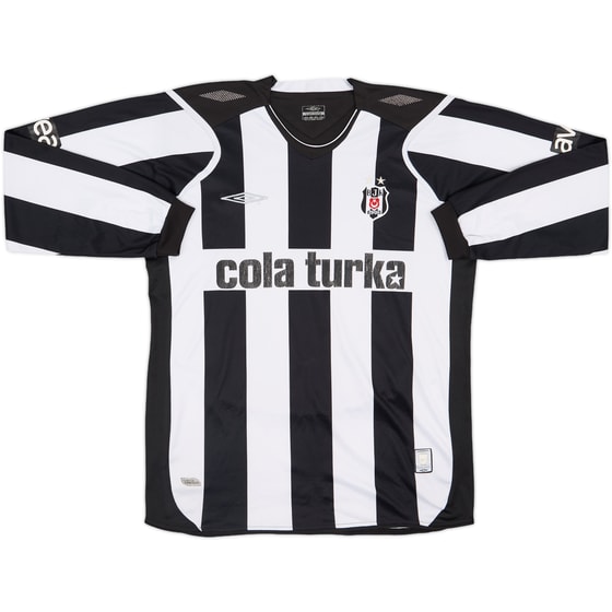 2007-08 Besiktas Home L/S Shirt - 5/10 - (L)