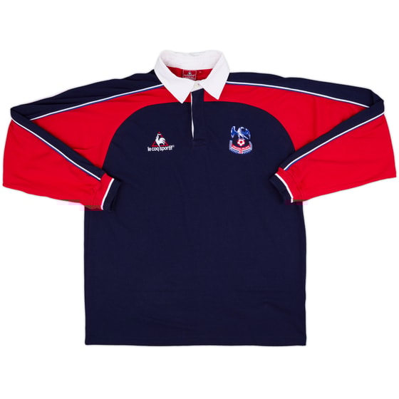 2001-02 Crystal Palace Le Coq Sportif Polo L/S Shirt - 9/10 - (L)