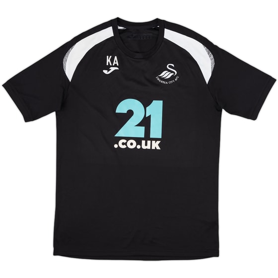 2018-19 Swansea Joma Staff Issue Training Shirt KA - 9/10 - (M)
