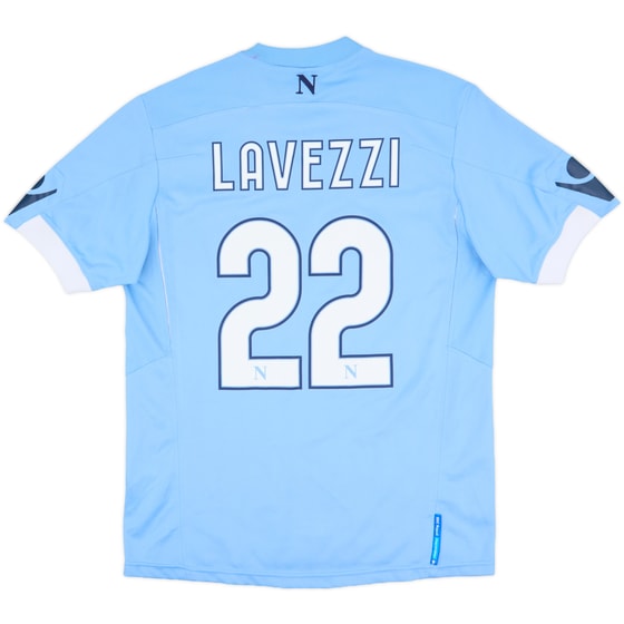 2010-11 Napoli Home Shirt Lavezzi #22 - 3/10 - (XL)