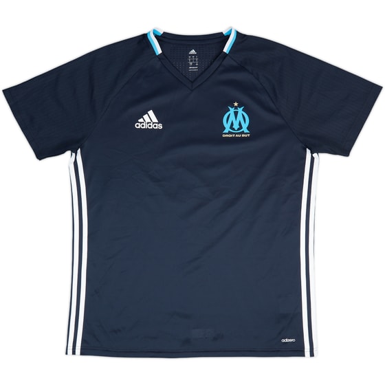 2016=17 Olympique Marseille Adizero Training Shirt - 10/10 - (L)