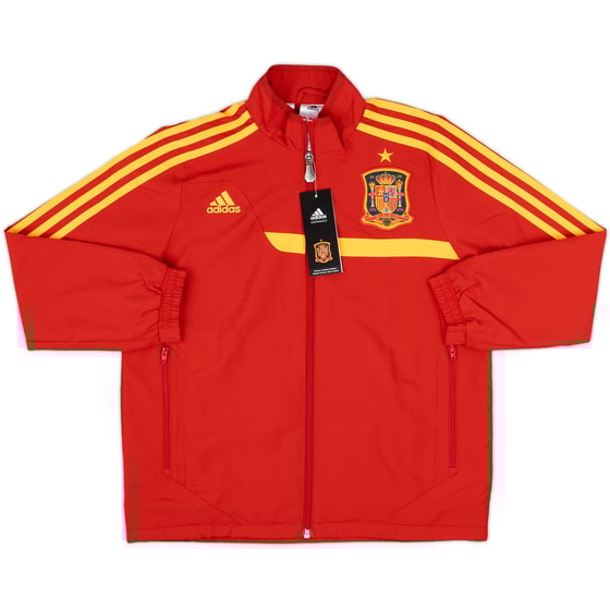 2012-13 Spain adidas Track Jacket (S.Boys)