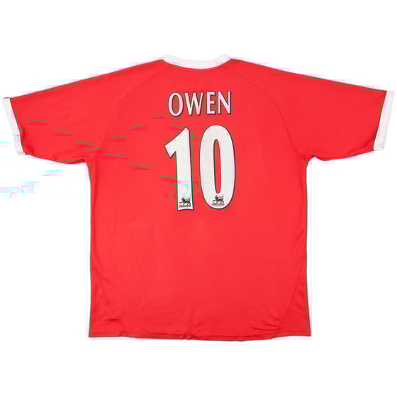 2001-03 Liverpool CL Shirt Owen #10 - 5/10 - (XL)