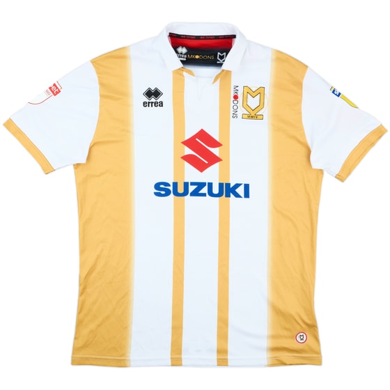 2018-19 MK Dons Home Shirt - 10/10 - (XL)