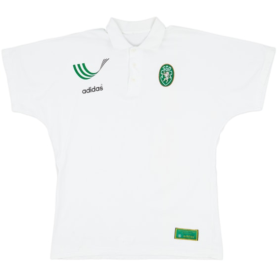 1994-95 Sporting Lisbon adidas Polo Shirt - 8/10 - (XXL)