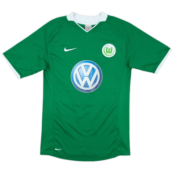 2008-09 Wolfsburg Match Issue Home Shirt #10