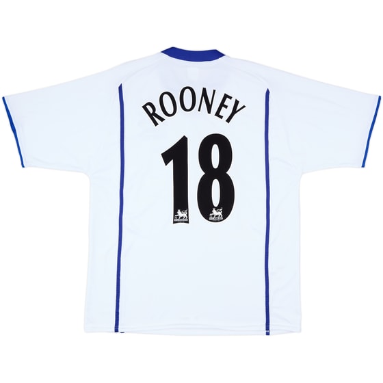 2002-03 Everton Away Shirt Rooney #18 - 8/10 - (XL)