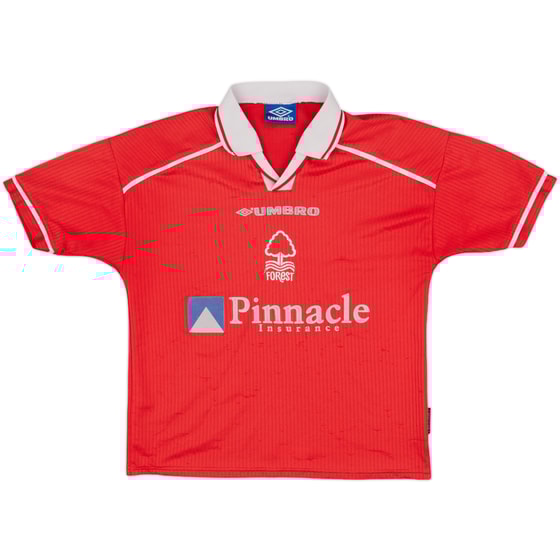 1998-00 Nottingham Forest Home Shirt - 4/10 - (Y)