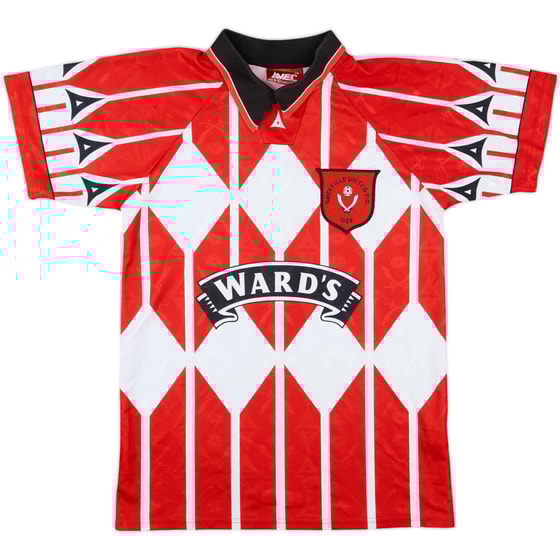 1995-96 Sheffield United Home Shirt - 4/10 - (S.Boys)