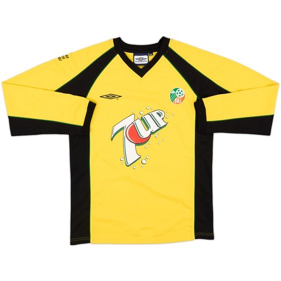 2001-02 Ireland Soccer School Signed Umbro GK Training Shirt - 9/10 - (M.Boys)