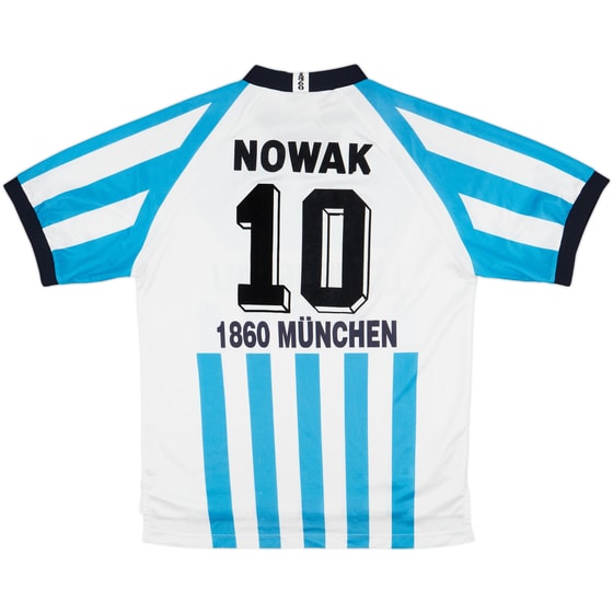 1995-96 1860 Munich Home Shirt Nowak #10 - 7/10 - (L)