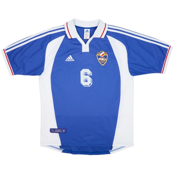 2000-01 Yugoslavia Home Shirt #6 - 9/10 - (M)