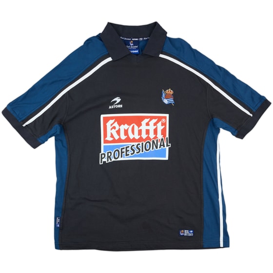 1998-99 Real Sociedad Astore Polo Shirt - 9/10 - (XXL)