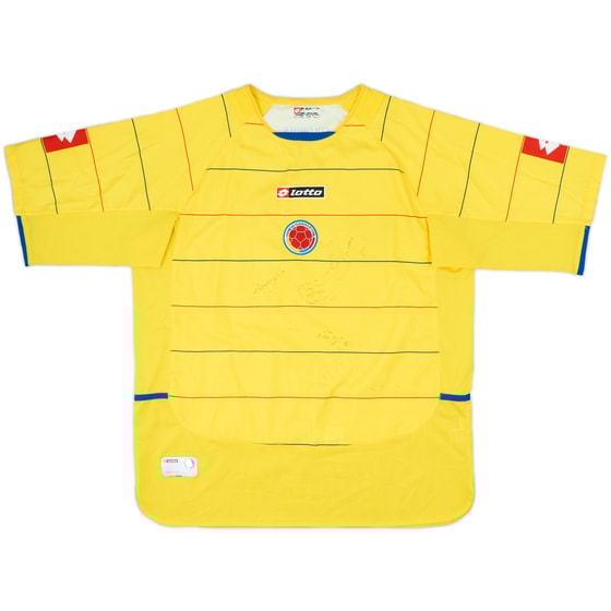 2004-06 Colombia Signed Home Shirt - 8/10 - (L)