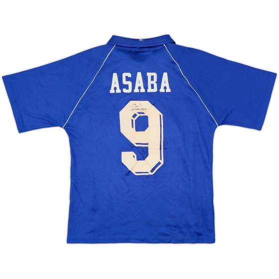 2000-01 Gillingham Signed Home Shirt Asaba #9 - 7/10 - (XS)