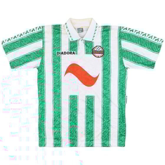 1996-98 Rapid Vienna Signed Home Shirt - 8/10 - (L)