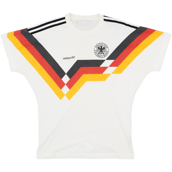 1990-92 Germany adidas Cotton Tee - 7/10 - (M)