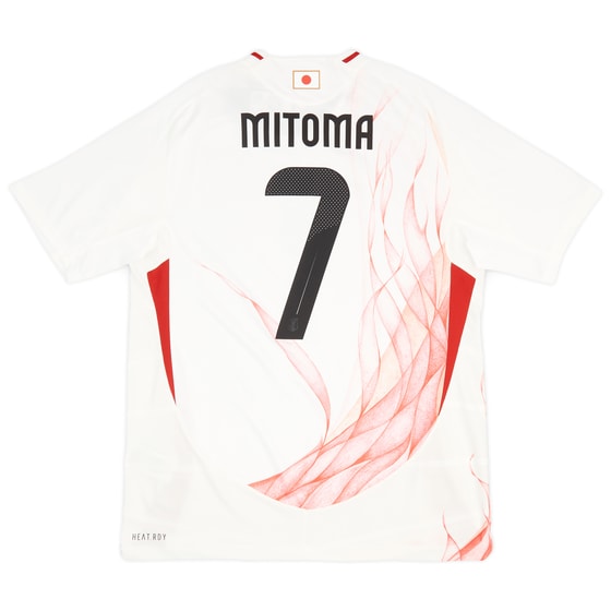 2024-25 Japan adidas Y-3 Authentic Away Shirt Mitoma #7