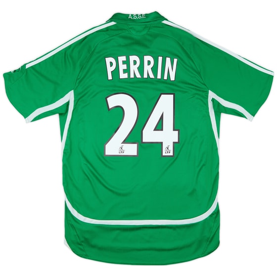 2006-07 Saint Etienne Home Shirt Perrin #24 - 6/10 - (S)