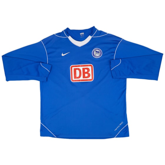 2008-09 Hertha Berlin Player Issue Nike Training L/S Shirt - 6/10 - (XXL)
