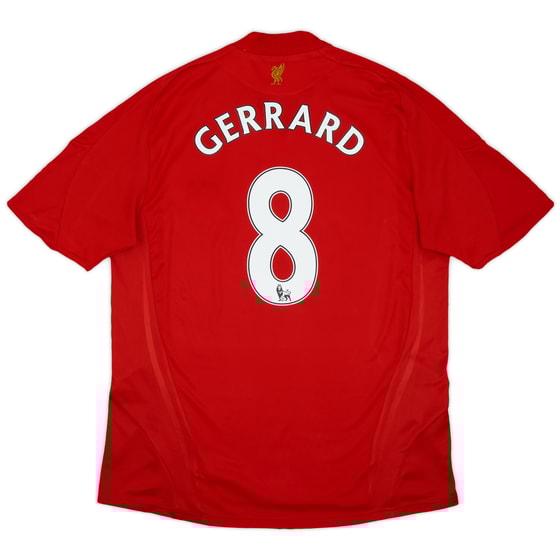 2008-10 Liverpool Home Shirt Gerrard #8