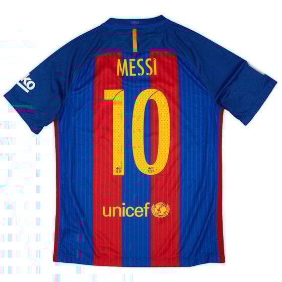 2016-17 Barcelona Home Shirt Messi #10