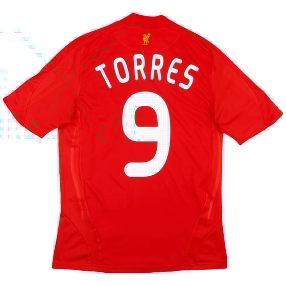 2008-10 Liverpool Home Shirt Torres #9 - 9/10 - (S)