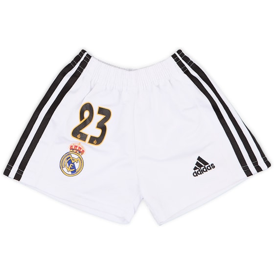 2003-04 Real Madrid Home Shorts #23 - 9/10 - (18-24 Months)