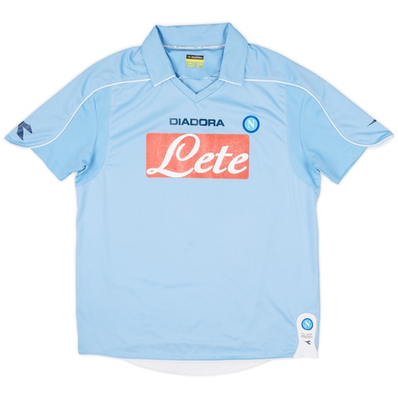 2008-09 Napoli Basic Home Shirt - 5/10 - (XL)
