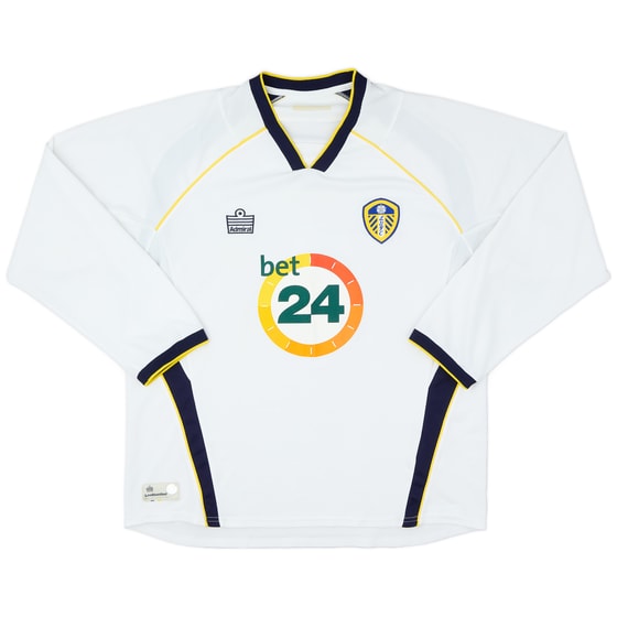 2006-07 Leeds United Home L/S Shirt - 6/10 - (XL)