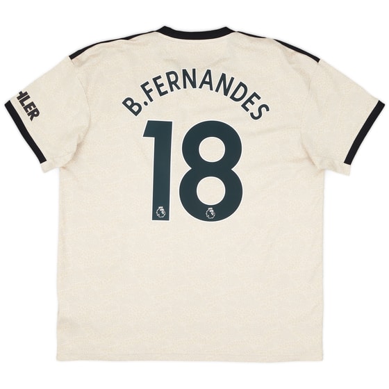2019-20 Manchester United Away Shirt B.Fernandes #18